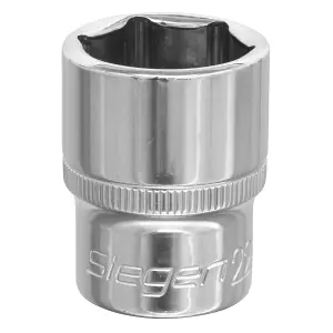 Sealey 22mm 1/2" Drive WallDrive Socket Chrome Plated Mirror Finished S0659