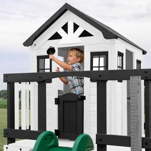 Backyard Discovery Sweetwater Heights Cedar Wooden Elevated Playhouse