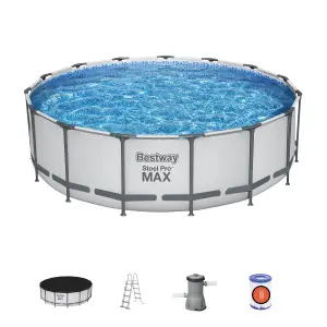 Bestway Steel Pro MAX™ Swimming pool with pump (L) 4.57m x (H) 122cm