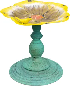 Ornamental Free Standing, Weather Resistant, Pedestal Style, Easy Assemble Bird Bath