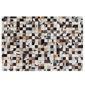 Cowhide Area Rug 140 x 200 cm Multicolour CERLI