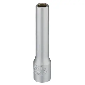 Draper Elora Deep Socket, 1/4" Sq. Dr., 5mm 58723