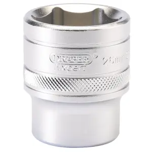 Draper 6 Point Metric Socket, 1/2" Sq. Dr., 26mm 16617