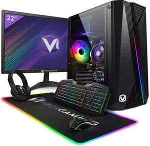 Vibox I-30 Gaming PC - 21.5" Monitor Bundle - Quad Core AMD Ryzen 3200G Processor - Radeon Vega 8 Graphics - 16GB RAM - 480GB SSD - Windows 11 - Wifi