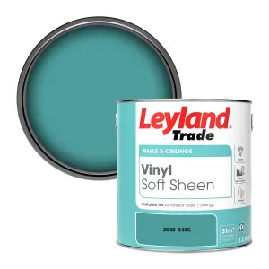 Leyland Trade Vinyl Soft Sheen Walls & Ceilings Emulsion Paint (3040-B40G) - 2.5L