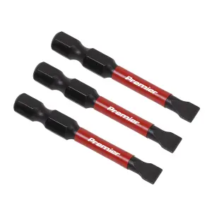 Sealey Slotted 5.5mm Impact Power Tool Bits Forged From S2 Steel 50mm 3pc AK8227