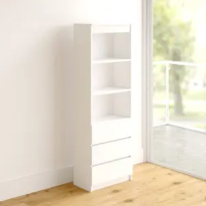 Ikin Bookcase White