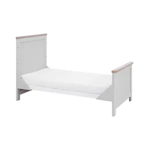 Tutti Bambini Verona Cot Bed Dove Grey/Oak