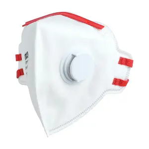 Timco - FFP3 Fold Flat Masks with Valve (Size One Size - 3 Pieces)