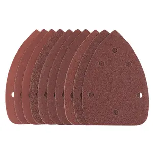 Draper Assorted Grit Hook and Loop Sander, 95 x 140 x 140mm (Pack of 10) 31977