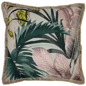 furn. Amazonia Botanical Jacquard Feather Filled Cushion