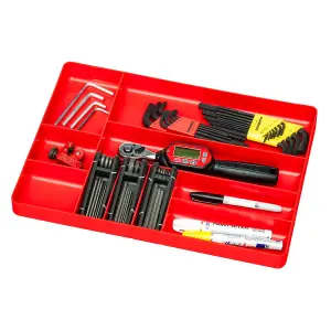 Ernst Tool Organiser Tray Red 10 Compartments 5010