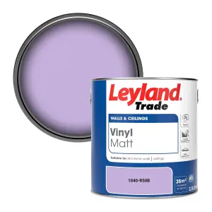 Leyland Trade Vinyl Matt Walls & Ceilings Emulsion Paint (1040-R50B) 2.5L