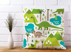 Baby Dinosaur Print Cushions 45cm x 45cm