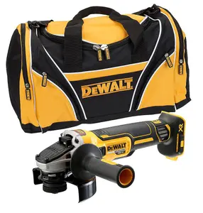 Dewalt DCG405N 18v XR Brushless Cordless 125mm Angle Grinder Bare + Tool Bag