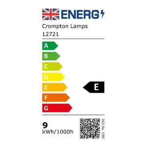 Crompton Lamps LED R63/R64 Reflector 8.5W E27 Warm White Opal (85W Eqv) (3 Pack)