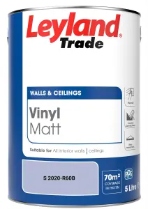 Leyland Trade Vinyl Matt Walls & Ceilings Emulsion Paint (S 2020-R60B) 5L