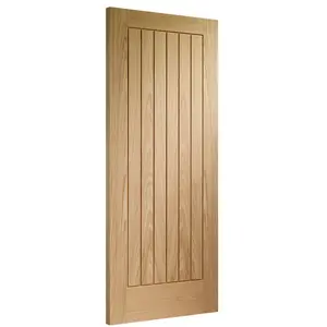 Mexicano Internal Door Pre-finished Oak / 198.1cm H x 45.7cm W x 3.5cm D