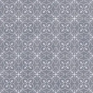 Grey Mosaic Blackburn Pattern Vinyl 4m x 4m (16m2)