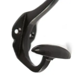 Hammer & Tongs - Bowler and Coat Hook - W45mm x H130mm - Black