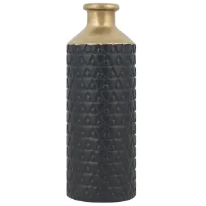 Decorative Vase ARSIN Ceramic Black