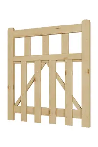 Classic Picket Fence Gate Enhancing Garden, Yard, or Deck Entrance W 90cm H 90cm