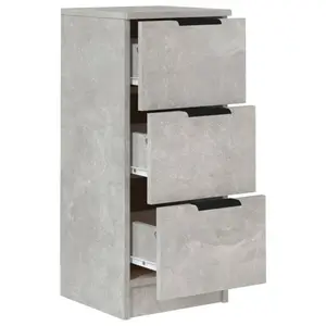 Josafat 30Cm Wide 6 Drawer (Set of 2)  Grey