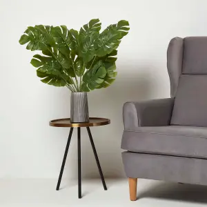 Homescapes Green Monstera Leaf Single Stem 68cm