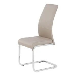 Ilana Upholstered Dining Chair Cappuccino / 1