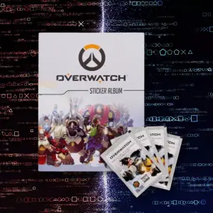 Overwatch Sticker Book Starter Pack Album Incl. 4 Sticker Packs