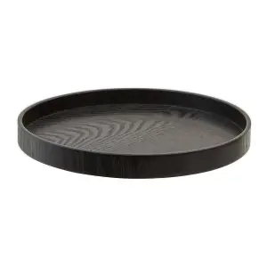 Maison by Premier Small Black Fir Wood Tray