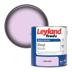 Leyland Trade Vinyl Matt Walls & Ceilings Emulsion Paint (S 0530-R40B) 2.5L