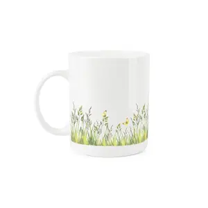 Highland Cow Mug - Standing Cow Field Tea/Coffee Bone China Mug Gift