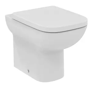 Ideal Standard i.life A White Back to wall Square Toilet with Soft close seat & Concealed cistern