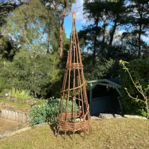 Spiral Willow Garden Obelisk (1.2m)