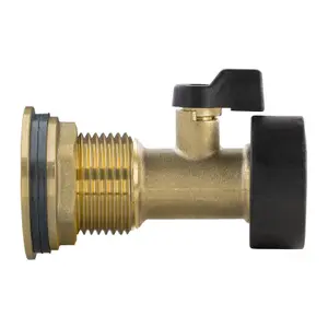 Water Butt Replacement Tap BRASS Metal Lever UK Bib Outlet Barb Quick Hosepipes  Water butt adaptor 3/4" Brass valve 1"