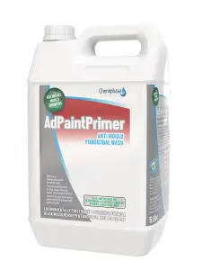 AdPaint Primer - Black Mould Remover Spray, Fungicidal Wash Detergent 1 x 5 Litres