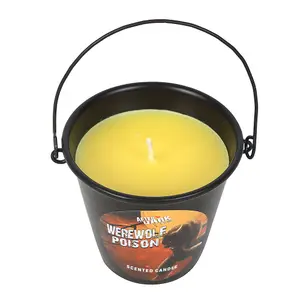 Something Different Werewolf Poison Bucket Scented Candle Black/Orange/White (One Size)