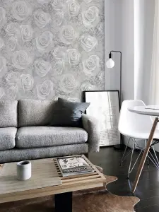 Arthouse Reverie Silver Wallpaper