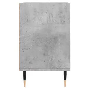 Berkfield TV Cabinet Concrete Grey 69.5x30x50 cm Engineered Wood