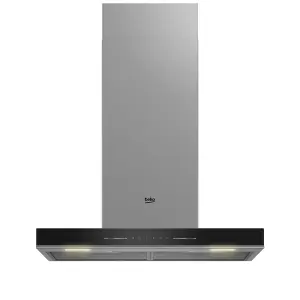 Beko BHCB66441BBH Stainless steel Box Cooker hood (W)59.8cm