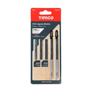 TIMCO Jigsaw Blades Wood Cutting HCS Blades - T101BRLong