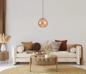 Luminosa Paulela Modern 1 Light Dome Pendant Ceiling Light, E27