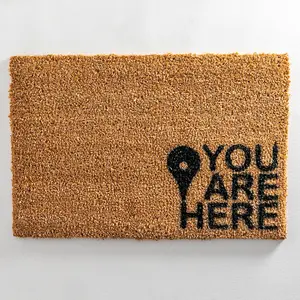 You are Here Doormat - Regular 60x40cm