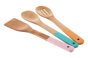 Essentials by Premier Aleki 3pc Bamboo Kitchen Utensil Set