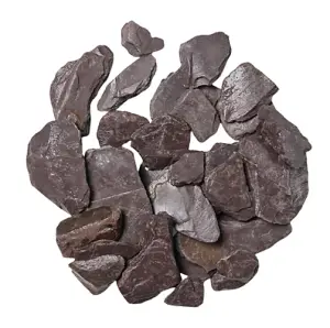 20 mm Bulk Bag 850 kg Slate - Plum Coloured Slate Chips - L10 x W10 x H8 cm