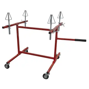 Sealey Alloy Wheel Repair/Painting Stand - 4-Wheel Capacity MK74