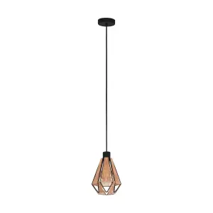 EGLO ADWICKLE Natural Steel Pendant Light