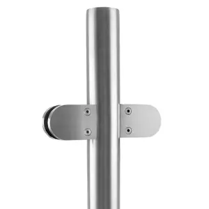 MonsterShop Stainless Steel Balustrade, Mid Post, 90cm H