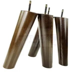 Wood Legs Antique Brown 180mm High Set Of 4 Replacement Angled Furniture Legs Set Of 4 Sofas Chairs Stools M8